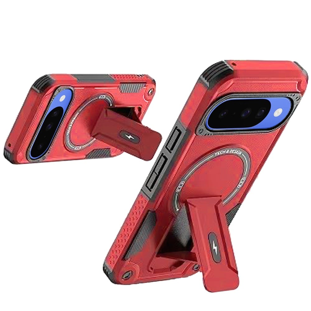 Phone Case for Google Pixel 11 /11 Pro Magnetic Kickstand Rugged Shockproof Armor Grip Anti Slip Heavy Duty Protective Matte Stand Hybrid Cover