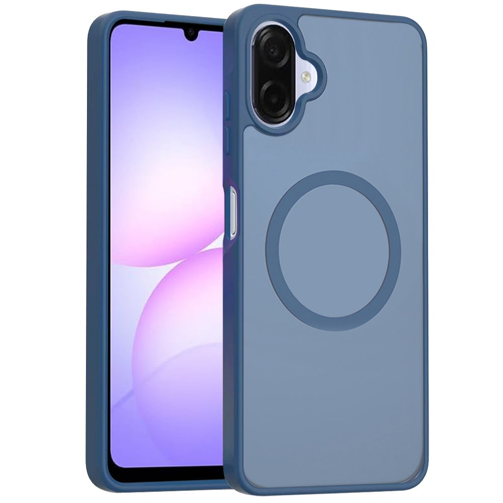 Phone Case for Samsung Galaxy A08 4G, A07 5G, A07 4G Magnetic Matte Hybrid Shockproof Smooth Grip Durable Camera Protection Anti-Slip Soft Touch TPU Armor Cover