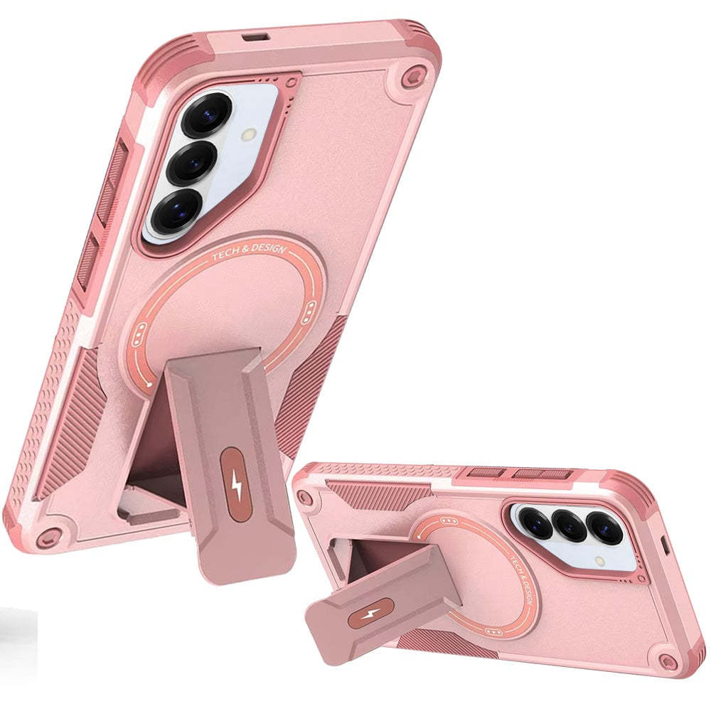 For Samsung Galaxy S26+ / S26 Plus Magnetic Invisible Kickstand Holder with Magsafe, Slim Fit Shockproof Hybrid Military Grade Heavy Duty Case Cover