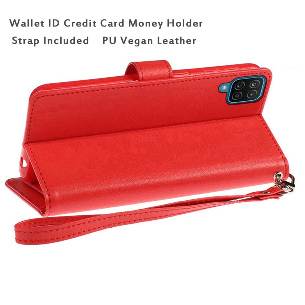 For Apple iPhone 11 Wallet Case with ID/ Card Holder, Wristlet Strap, Magnetic TPU Protective Shockproof Folio Flip Case Cover