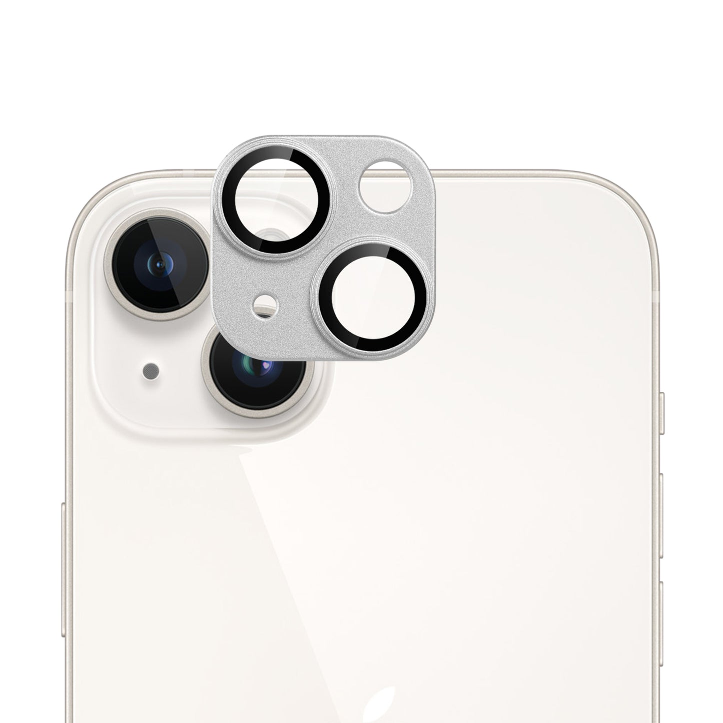 Camera Lens Protector for Apple iPhone 14 Camera Lens Protector Tempered Glass Metal Frame Scratch Resistant HD Clear Precision Fit