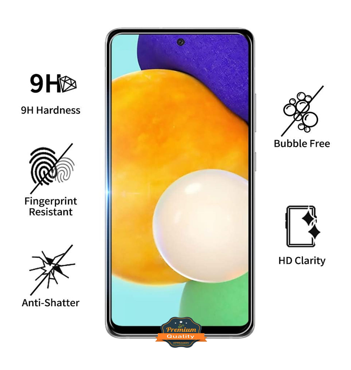For Motorola Moto G Stylus 5G 2025 Tempered Glass Screen Protector, 9H HD Transparent Clear, Full Glue Easy Installation Protector Clear