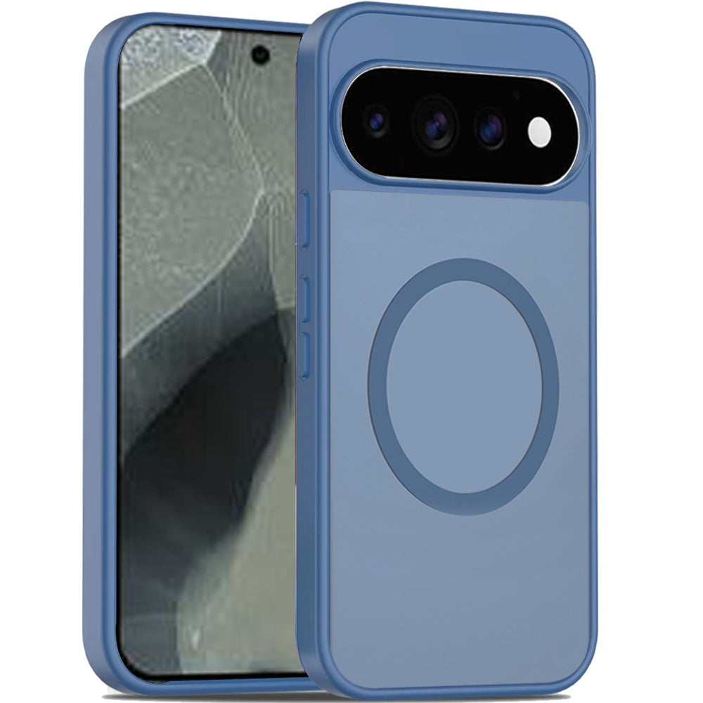 Phone Case for Google Pixel 11 Pro XL Magnetic Matte Hybrid Shockproof Smooth Grip Durable Camera Protection Anti-Slip Soft Touch TPU Armor Cover