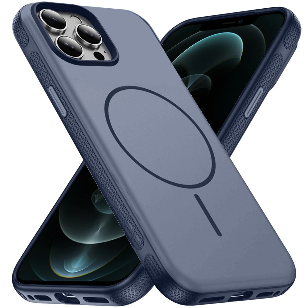 Phone Case for Apple iPhone 12 Pro Max Super Magnetic Matte Hybrid Shockproof Thick Protective Durable Grip Anti Scratch Premium Edge Slim Fit Cover