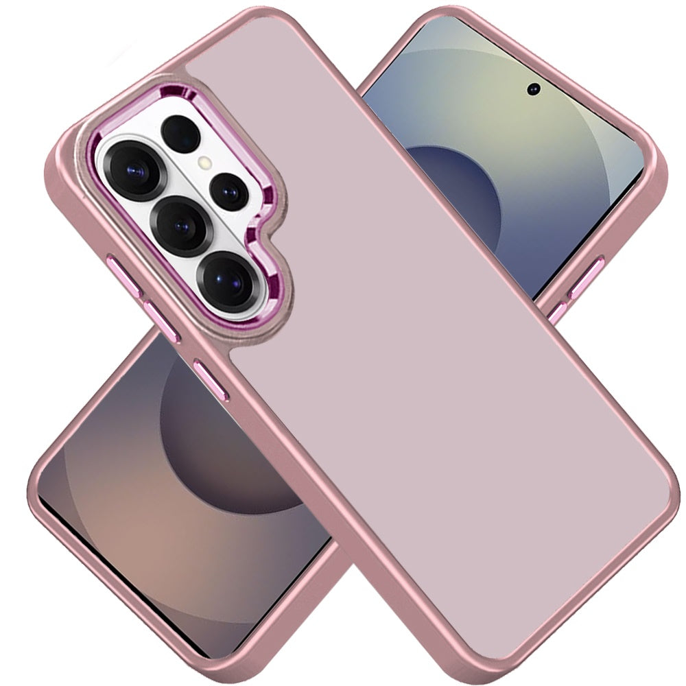 For Samsung Galaxy S26 Ultra Slim Fit Thin Hybrid,Frosted Matte Polished Acrylic Hard PC with TPU Rubber Frame Case Cover