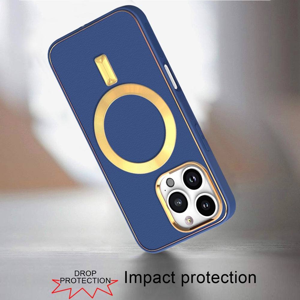 For Apple iPhone 11 Pro Max PU Leather Magnetic Hybrid Shockproof Protection Premium Finish Durable Secure Grip Slim Design Case Cover Black