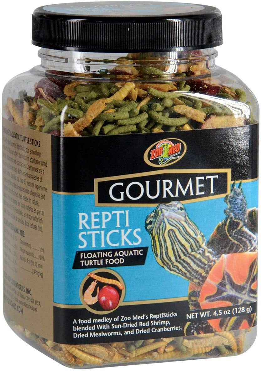 Reptile for Zoo Med Gourmet Repti Sticks Floating Aquatic Turtle Food Cover