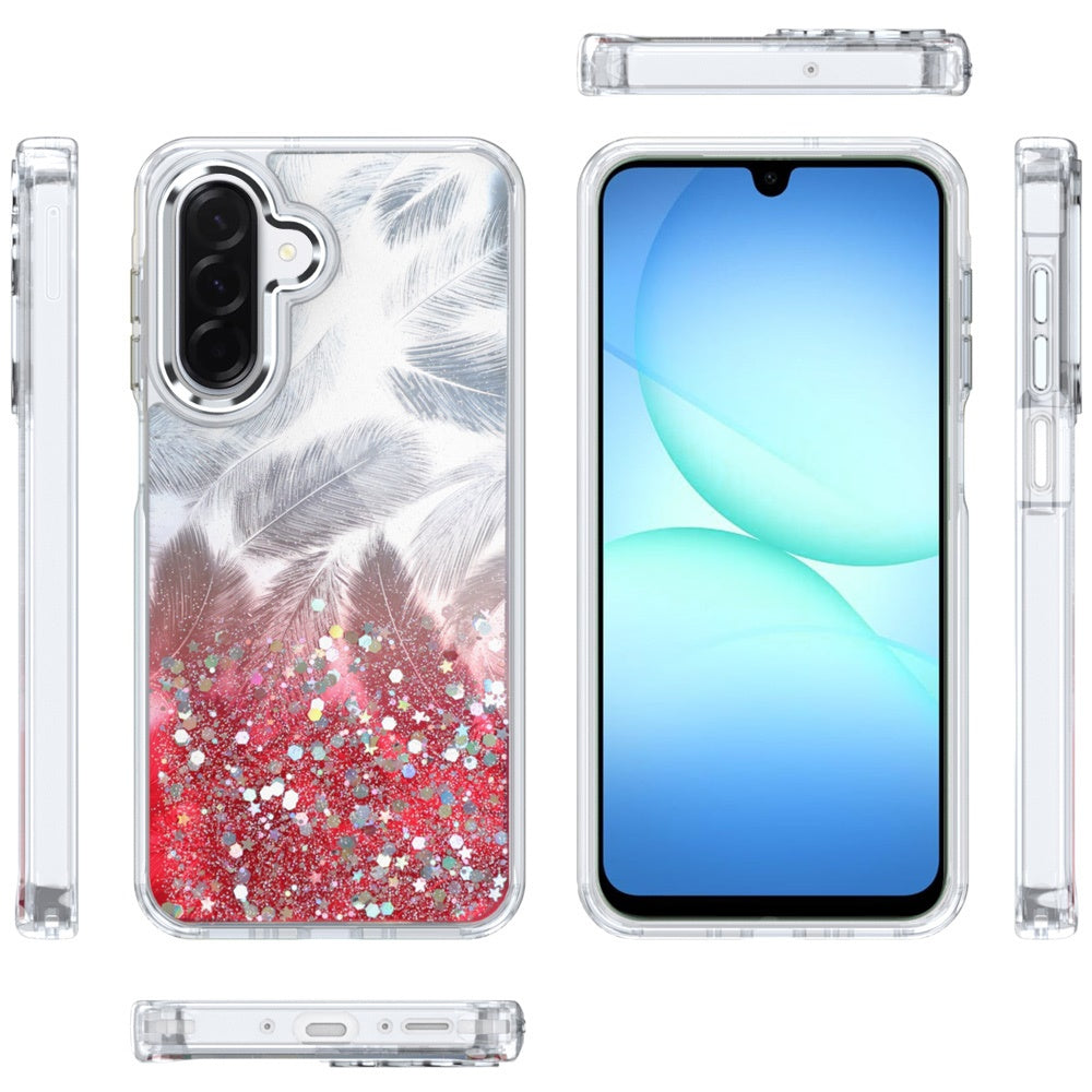 For Samsung Galaxy S25 Fan Edition /Galaxy S25 FE Fashion Epoxy Glitter Shimmer Design, Hybrid Shockproof TPU, Stylish Sparkle Slim TPU Protective Case Cover