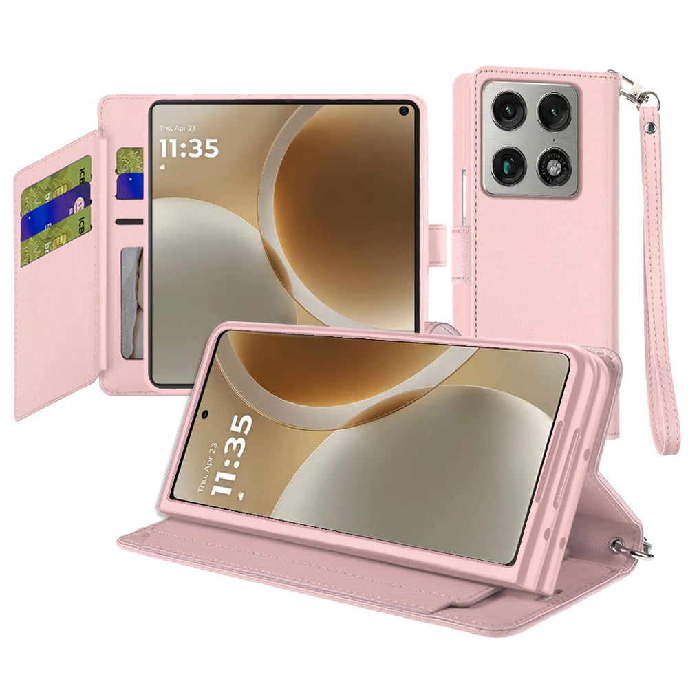 Phone Case for Motorola Razr Fold 2026 Wallet Credit Card Holder Hybrid Slim Protective Dual Function Storage PU Leather Flip Pouch Cover