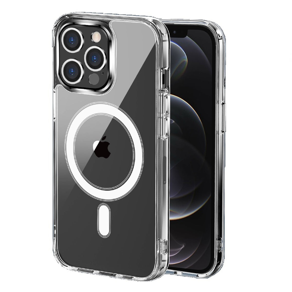 For Apple iPhone 17E /16E Clear Magnetic Case with Built-in Magnets Compatible with MagSafe Slim Soft TPU Bumper Case Cover Clear