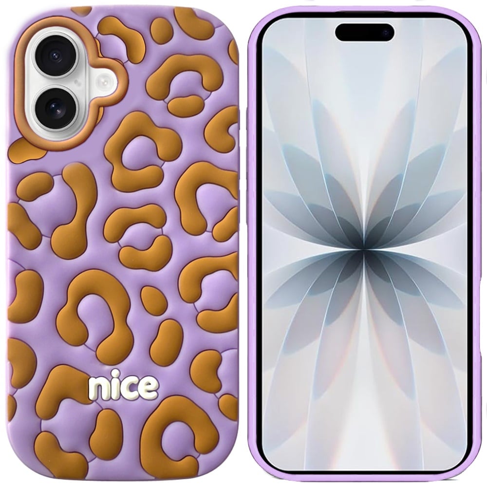 Phone Case for Apple iPhone 17 (6.3") Fashionable Silicone Textured Decorative Design Pattern Protective Rubber TPU Hybrid Protection Cover