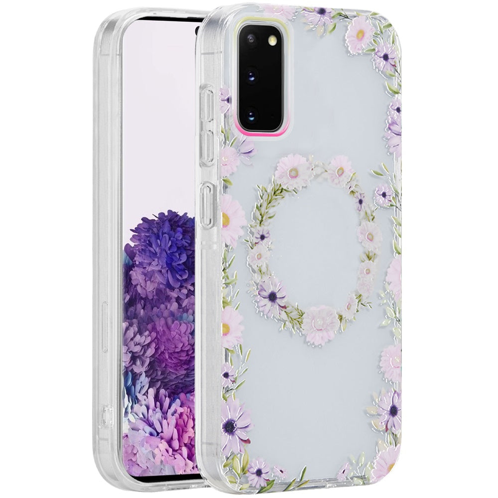 For Samsung Galaxy S20 Ultra Fashion Layer Design Slim IMD TPU Protective, Shockproof Hybrid Stylish Durable Hard PC Case Cover