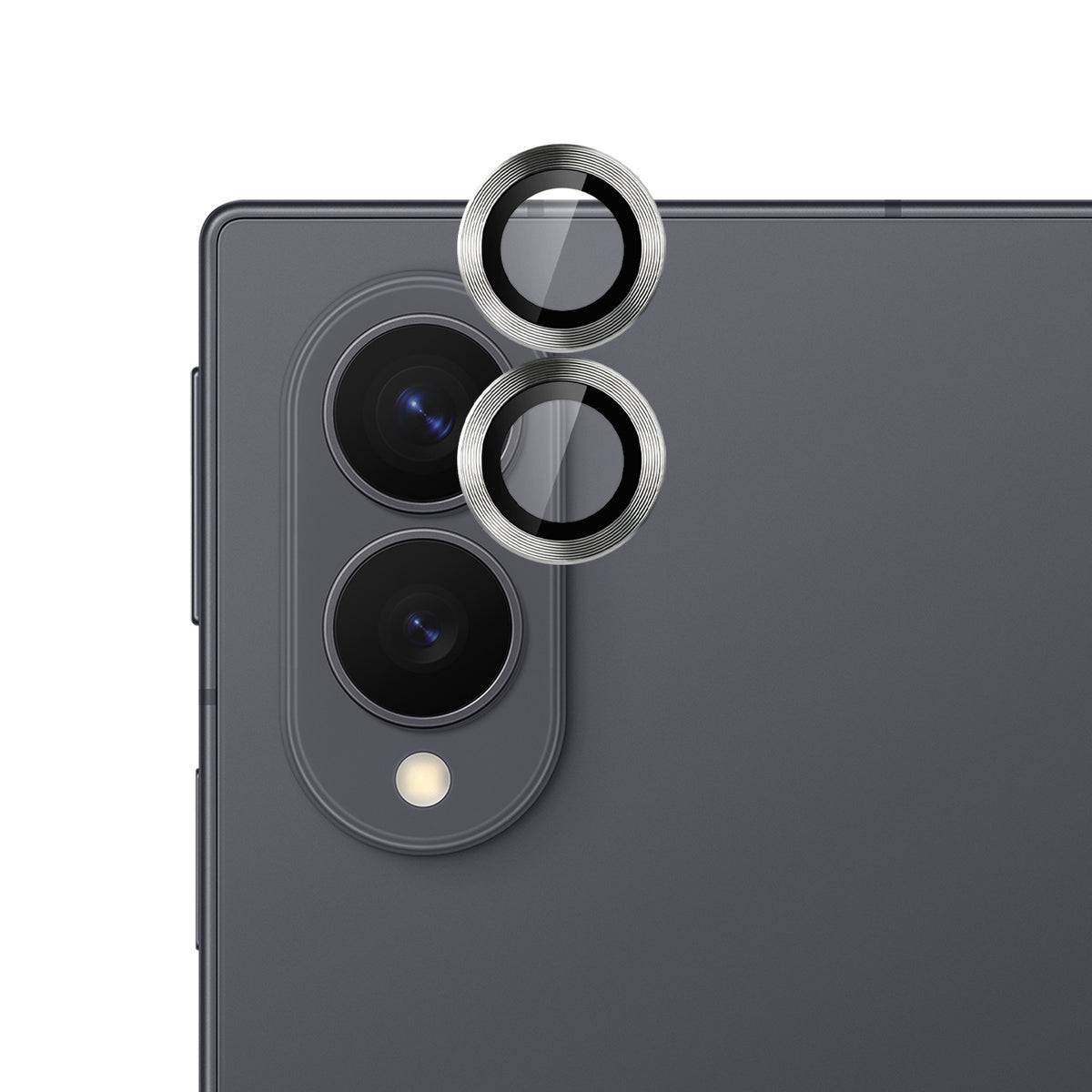 Camera Lens Protector for Samsung Galaxy Z Fold 8 Ultra Camera Lens Protector Tempered Glass Metal Frame Scratch Resistant HD Clear Precision Fit