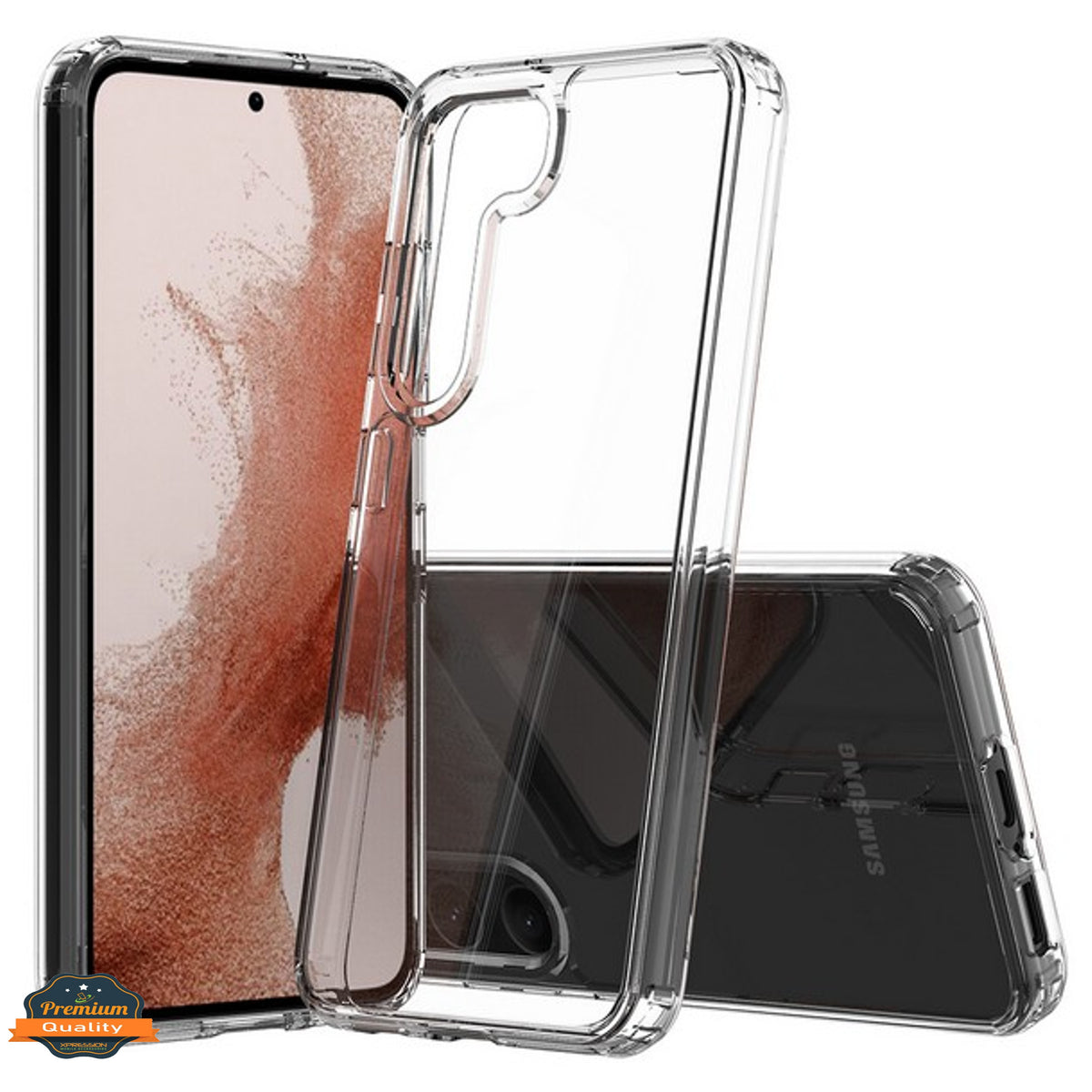 For Samsung Galaxy S25+ S25 Plus /S24+ Crystal HD Clear Back Hybrid Case TPU Bumper Frame Slim Shockproof Hard Defender Case Cover