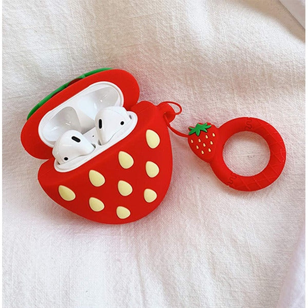 For Airpods Pro 3 Hybrid Cute 3D Fun Design Silicone Skin Cartoon Animal with Keychain Buckle Holder Rubber TPU Soft Case Cover Game Console