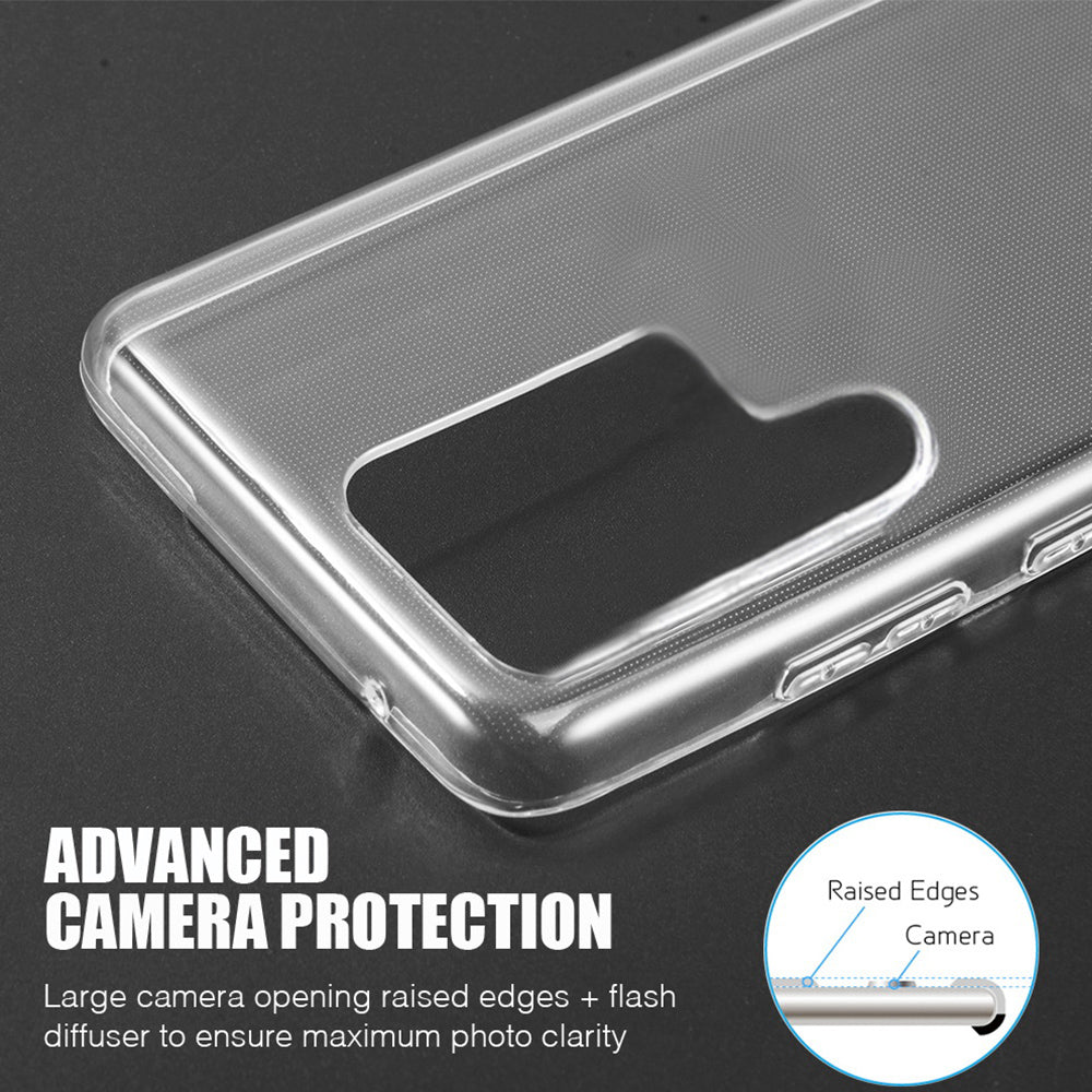 For Samsung Galaxy S23 /Plus /Ultra Crystal Clear Transparent TPU Flexible Rubber Silicone Ultra Thin Slim Gel Soft Skin Phone Case Cover