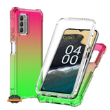 For AT&T Maestro 3 Hybrid 2in1 Front Bumper Frame Cover Square Edge Shockproof TPU + Hard PC Anti-Slip Heavy Duty  Phone Case Cover