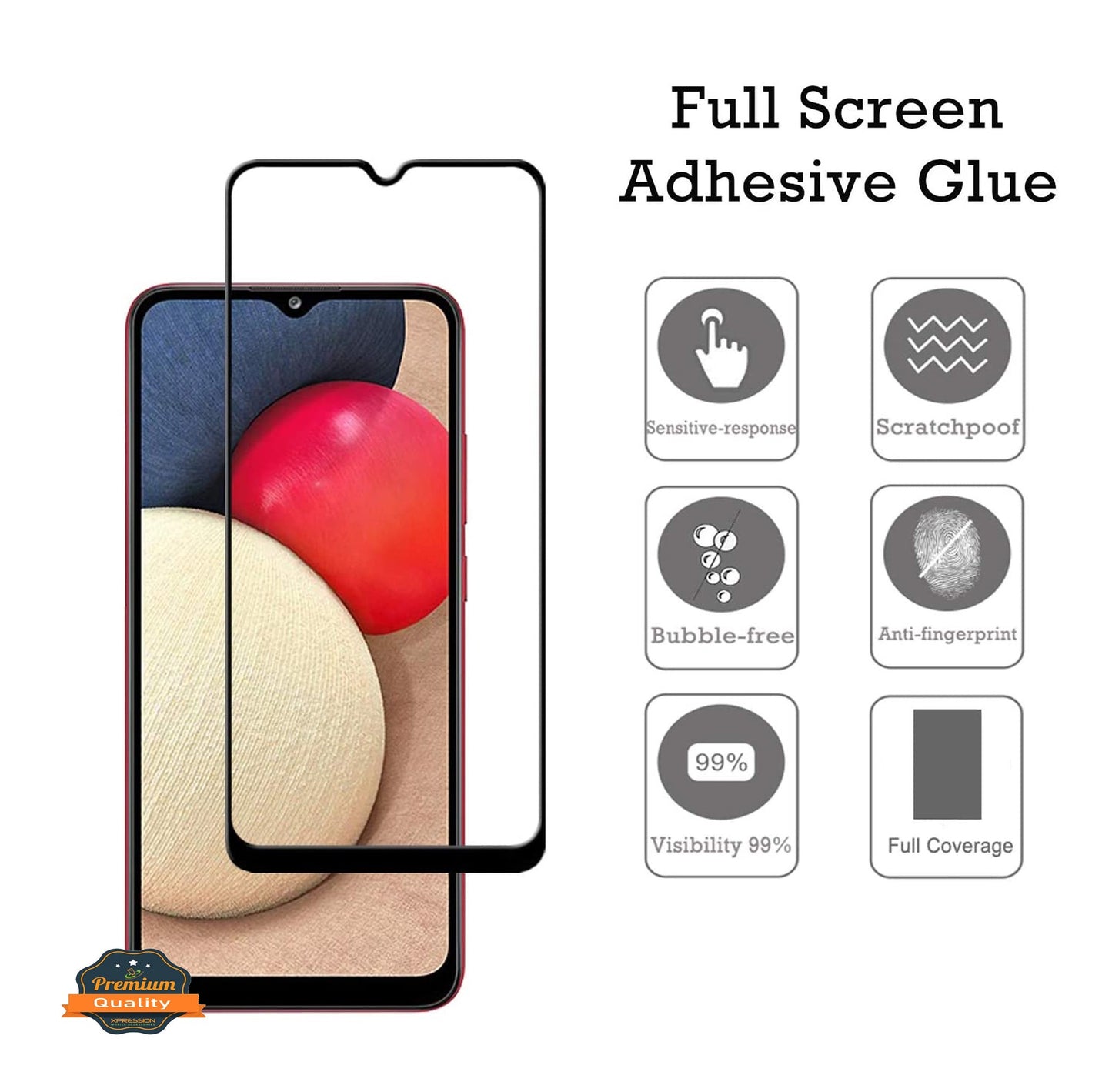 For Samsung Galaxy S22 /Plus Ultra Tempered Glass Full Coverage Edge to Edge Cover Protection 9H 2.5 Rounded Glass Screen Protector Screen Protector