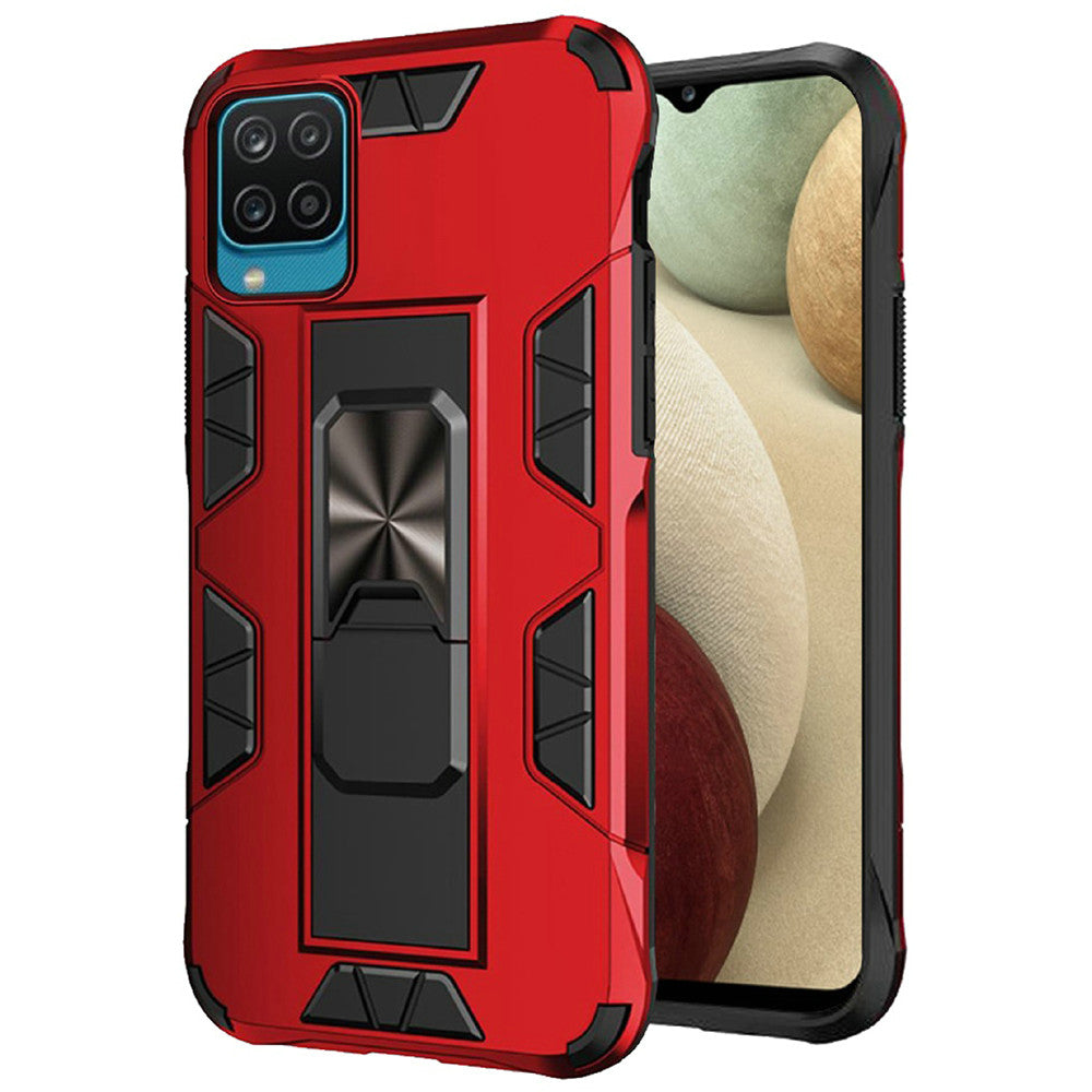 For Samsung Galaxy S22 Hybrid Magnetic Slide Ring Stand fit Car Mount Grip Holder Heavy Duty Rugged Military Grade Phone Case Cover
