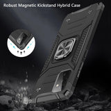 For Samsung Galaxy A13 4G Armor Hybrid with Ring Holder Stand Shockproof Heavy-Duty Rugged Dual Layer Hard PC + TPU  Phone Case Cover