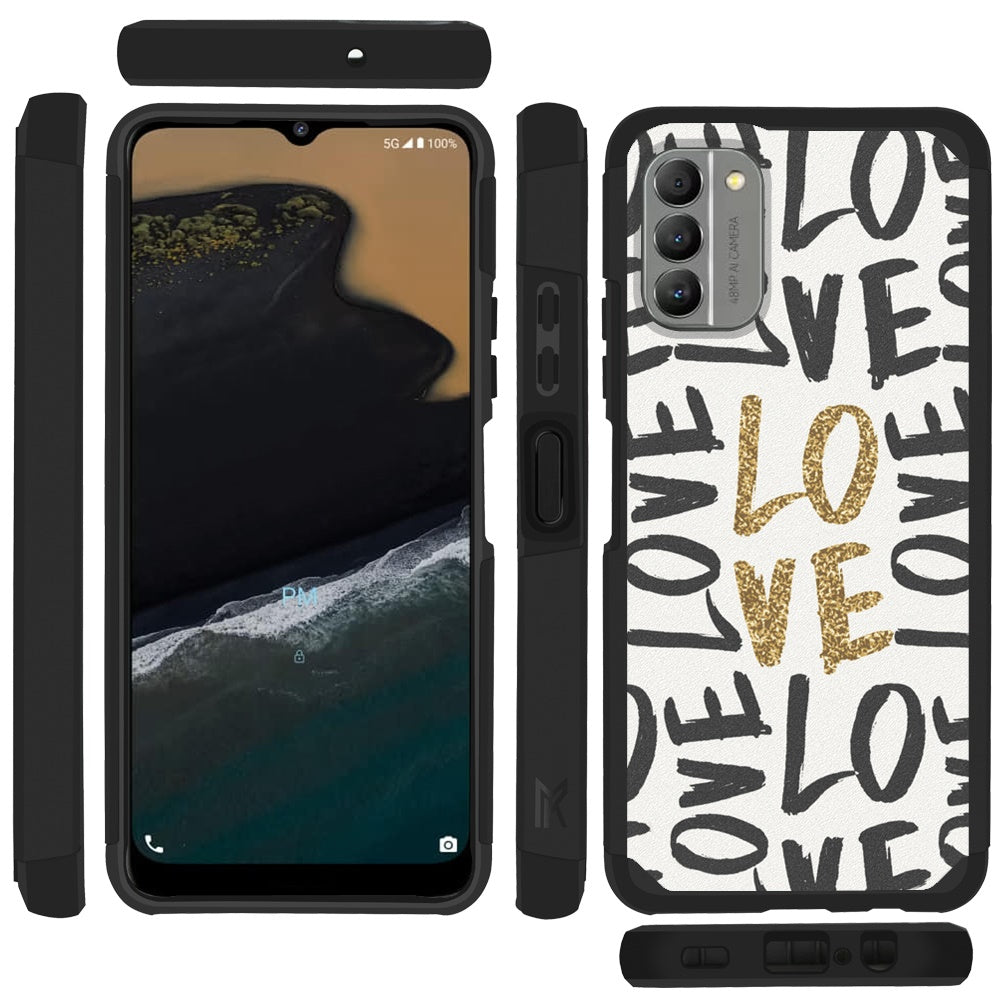 For Nokia G400 5G Graphic Design Stylish Pattern Hard PC TPU Tough Strong Hybrid Shockproof Armor Frame Phone Case Cover