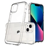 For Apple iPhone 13 Pro (6.1") Clear Designed Slim Thin Transparent Military Grade Drop Hybrid Hard PC Back and TPU Bumper Protective Transparent Phone Case Cover