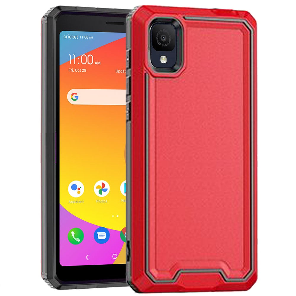 For TCL ION Z Tough Modern Fused Hybrid Armor Hard PC TPU Rubber Shockproof Drop Protection Impact Phone Case Cover