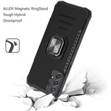 For Samsung Galaxy A32 5G Hybrid with Stand Magnetic Ring Kickstand Bumper Shockproof Armor Heavy Duty Military Grade Hard  Phone Case Cover