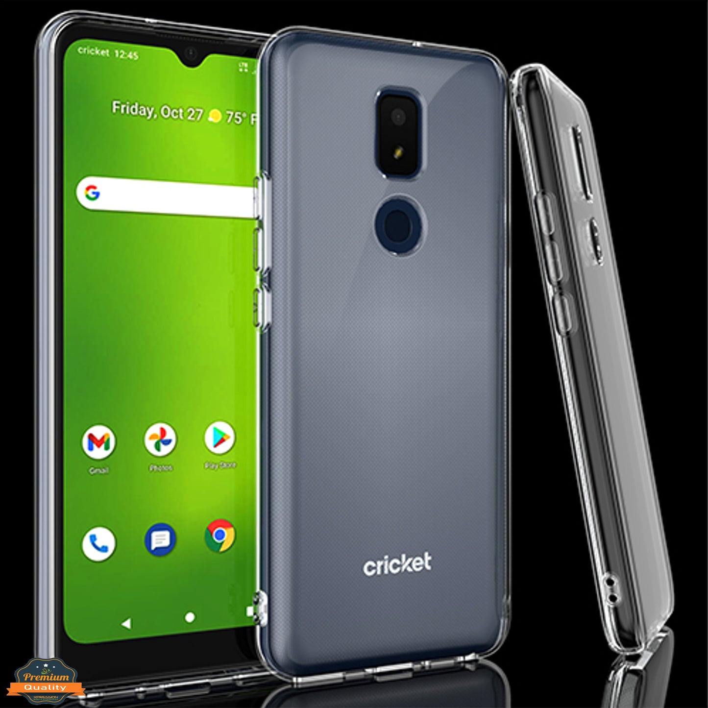 For Cricket Icon 3 Ultra Slim Thin Transparent Silicone Soft Skin Flexible TPU Gel Rubber Candy Gummy Protective Hybrid Phone Case Cover