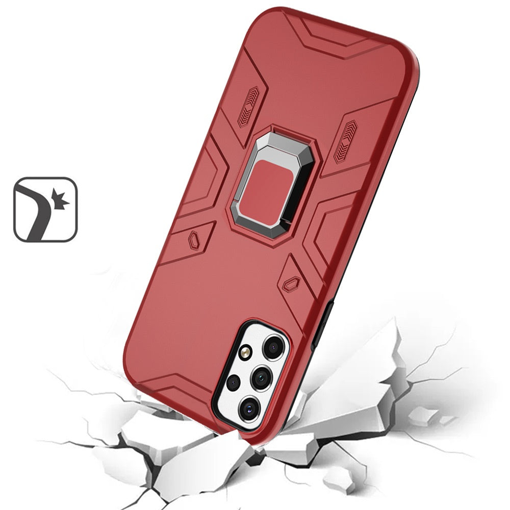 For Motorola Edge+ 2022 /Edge Plus Slim Rugged Shockproof Hybrid with Magnetic Ring Stand Holder Phone Case Cover