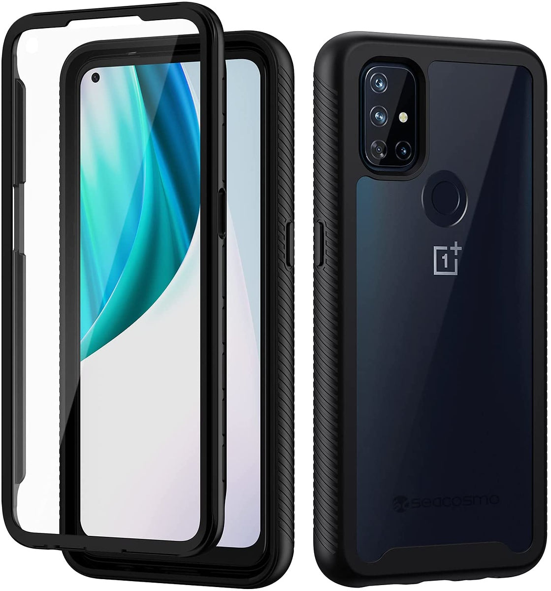 For Samsung Galaxy A23 5G Frame Armor Slim Hybrid Double Layer Hard PC + TPU Transparent Back Rugged Shockproof Clear / Black Phone Case Cover