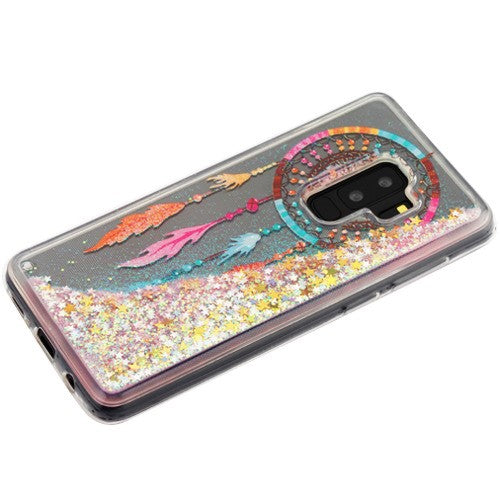 For LG K92 5G Quicksand Liquid Glitter Bling Hybrid Image Flowing Sparkle Protector TPU Skin Dreamcatcher Phone Case Cover