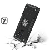 For Samsung Galaxy S9 /S9 Plus Armor Hybrid with Ring Holder Kickstand Shockproof Heavy-Duty Durable Rugged Dual Layer Hard  Phone Case Cover