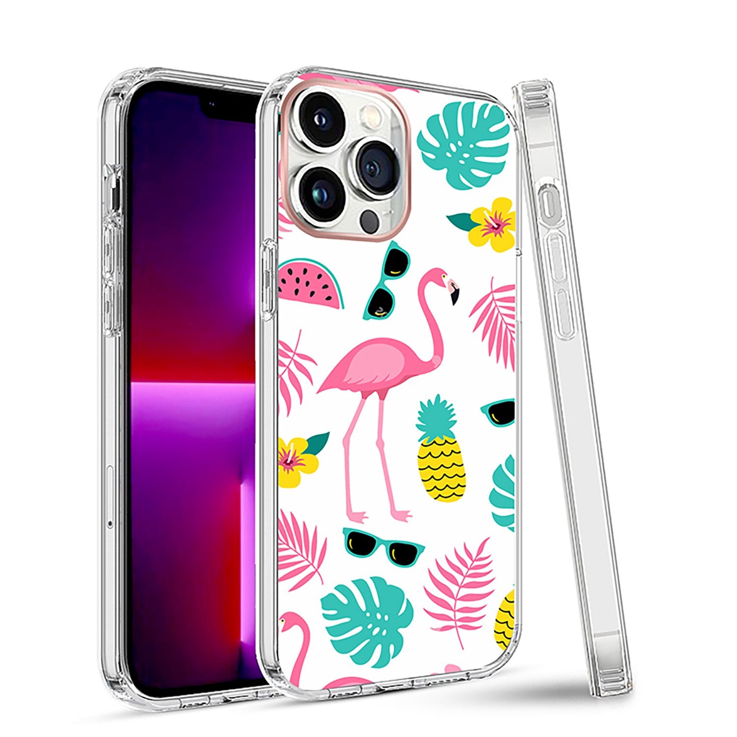 For Apple iPhone 14 Pro (6.1") Creative Stylish Fashion Design Hybrid Rubber TPU Hard PC Shockproof Slim Fit Phone Case Cover