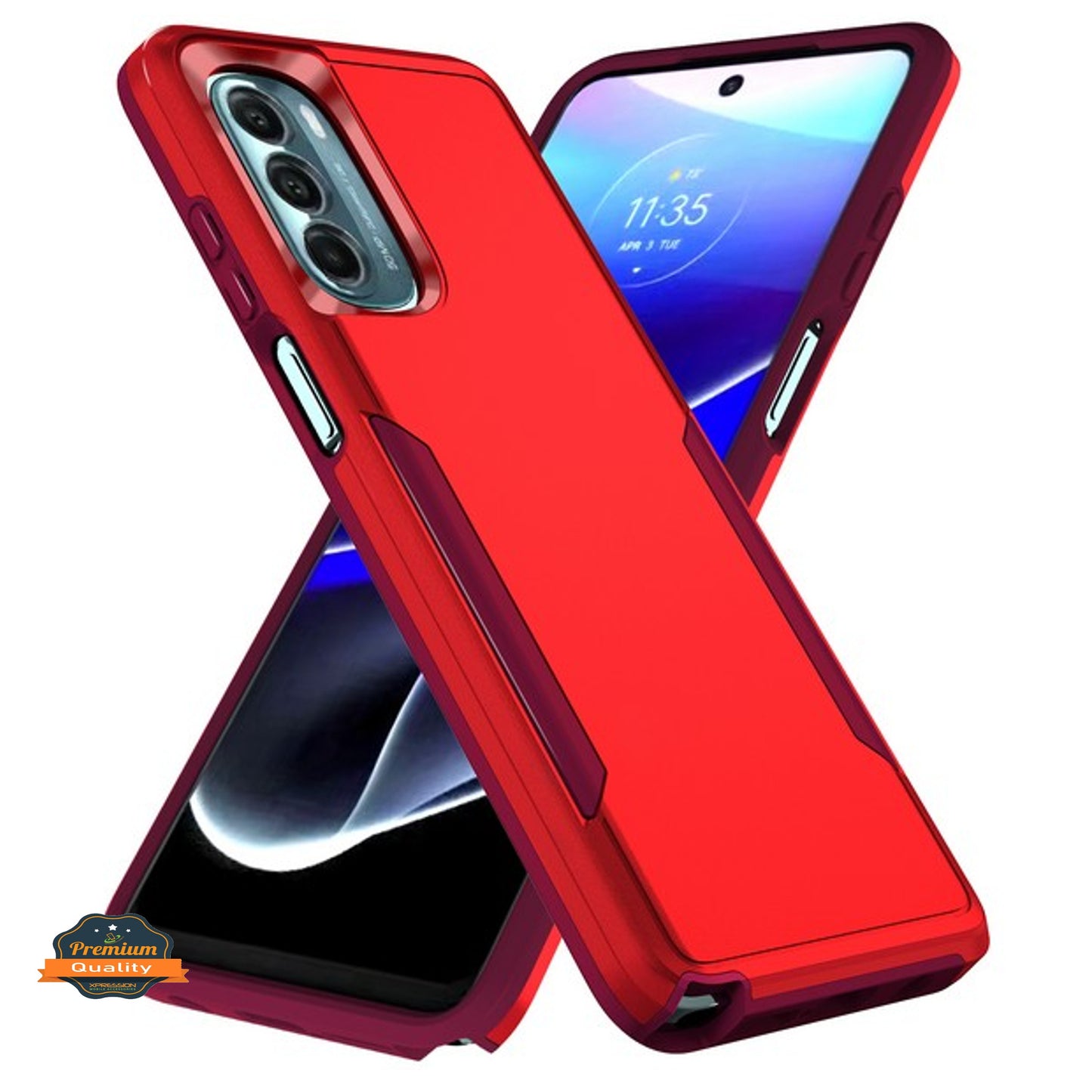 For Motorola Moto G Stylus 2022 4G Hybrid Bumper Rugged Dual Layer Heavy-Duty Military-Grade Rugged TPU Protective Phone Case Cover