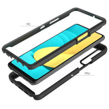 For Samsung Galaxy A53 5G Clear Dual Layer Rugged Bumper Frame Heavy Duty Hybrid Shockproof Rubber TPU Body Defender  Phone Case Cover