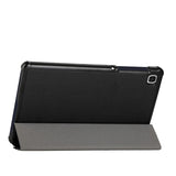 Case for Alcatel joy tab 2 Ultra Thin Lightweight Trifold Stand Magnetic Closure PU Leather Hard Shell Folio Hybrid Protective Tablet Black Tablet Cover