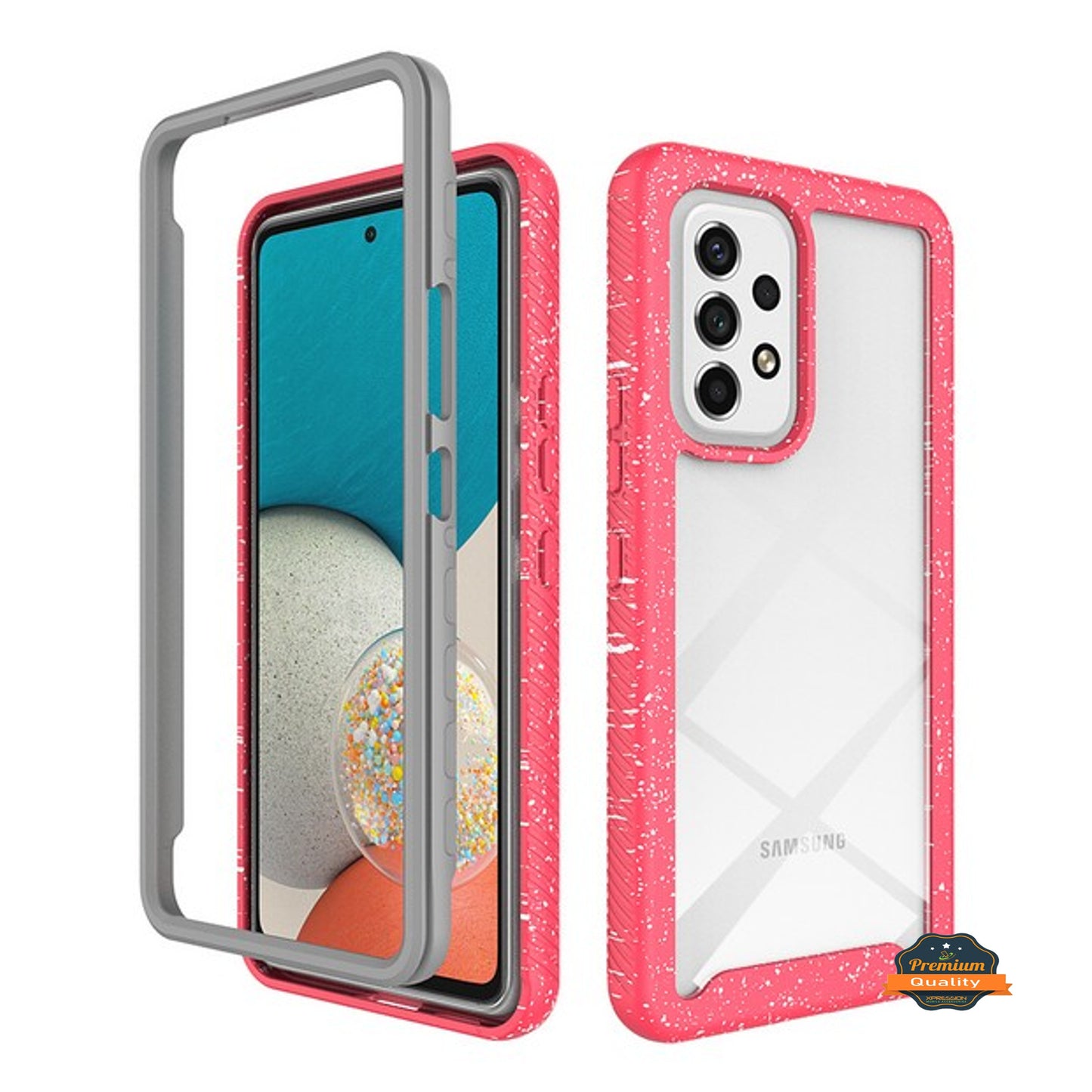For Motorola Moto G Stylus 2021 4G Armor Slim Hybrid Double Layer Hard PC + TPU Transparent Back Rugged Shockproof Phone Case Cover