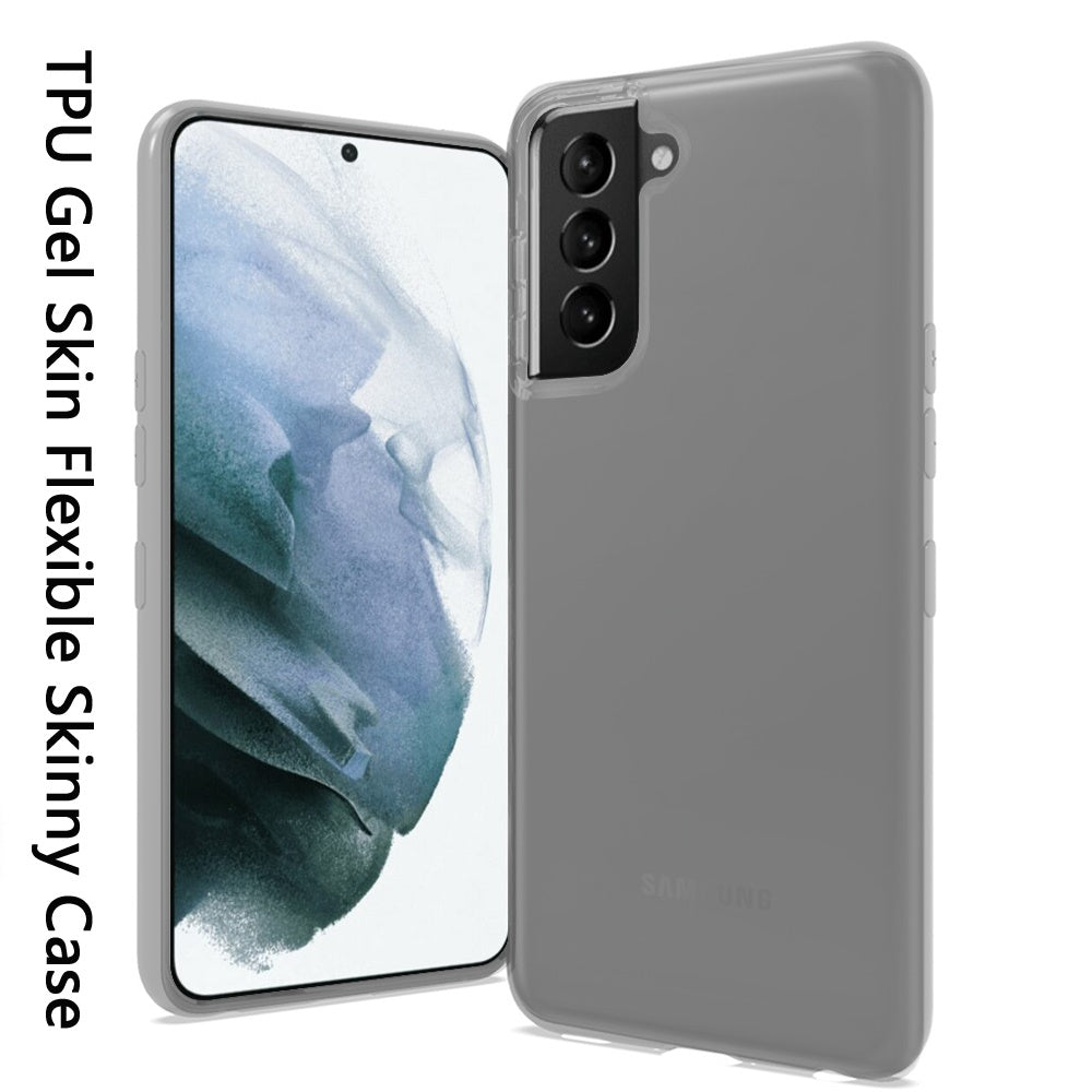 For Samsung Galaxy S22 /Plus Ultra Hybrid Rubber Soft Silicone Gummy TPU Gel Candy Skin Flexible Skinny Slim Thin Protector Phone Case Cover