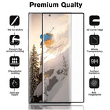 For Samsung Galaxy S22 Ultra Screen Protector Curve 3D Full Coverage 9H Hardness Tempered Glass Protector Shield 9H Bubble-Free Clear Screen Protector