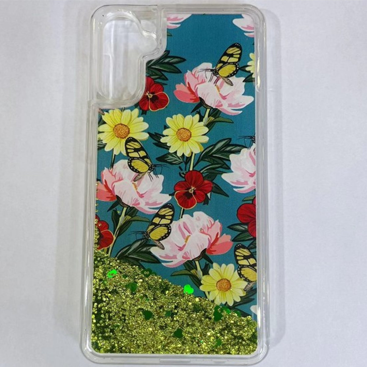 For Apple iPhone 14 /Pro Max Quicksand Glitter Design Colorful Waterfall Liquid Floating Sparkle Bling Rubber Phone Case Cover