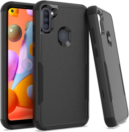For Samsung Galaxy S25 Ultra Tough Hybrid Shockproof Silicone Rubber TPU + Hard PC Heavy Duty Three Layer Armor Protection Case Cover