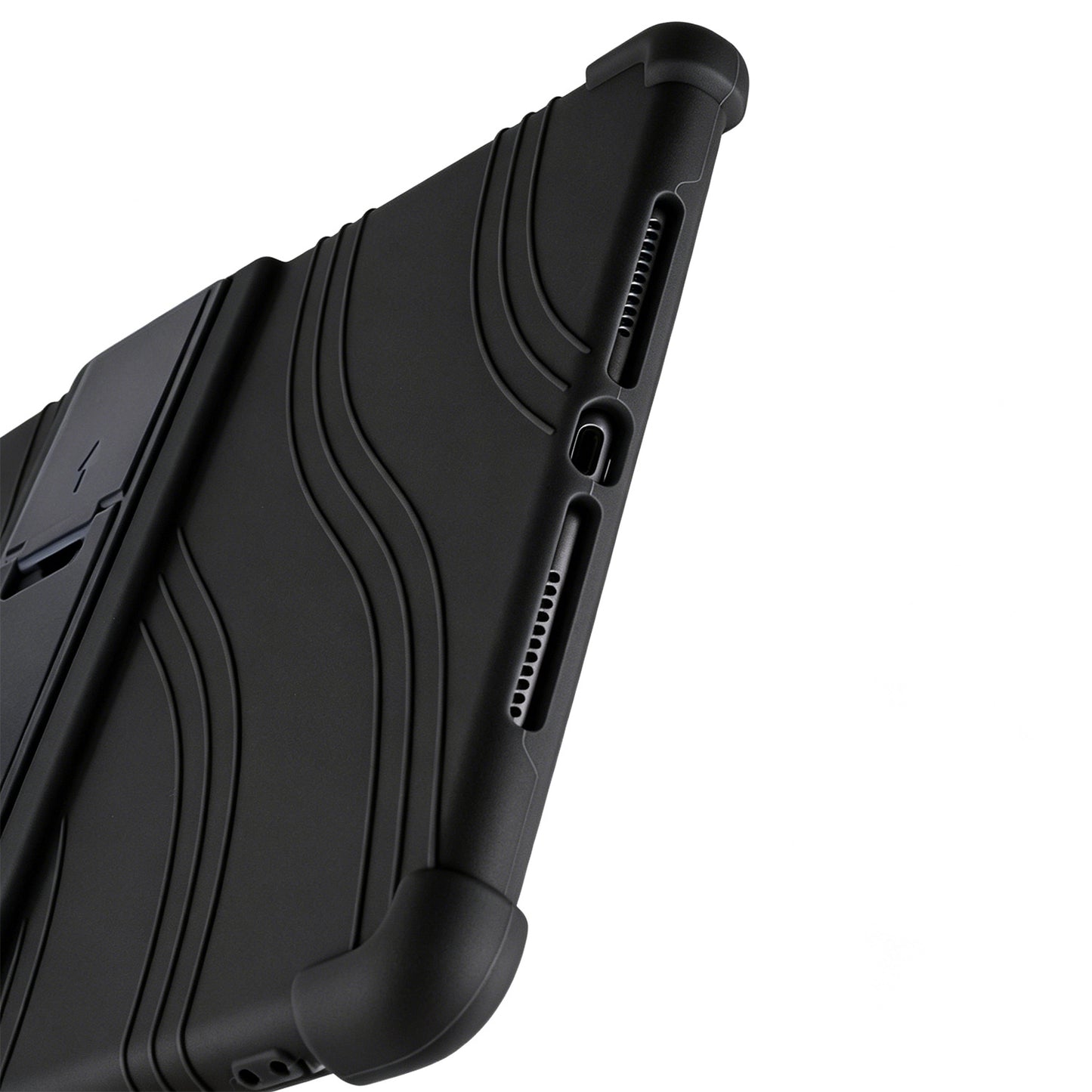Tablet Case for Apple iPad 9th 8th 7th Gen (10.2 inch) Thick Shockproof Silicone Heavy Duty Rugged Hybrid Full Body Drop Protection Detachable Stand Cover