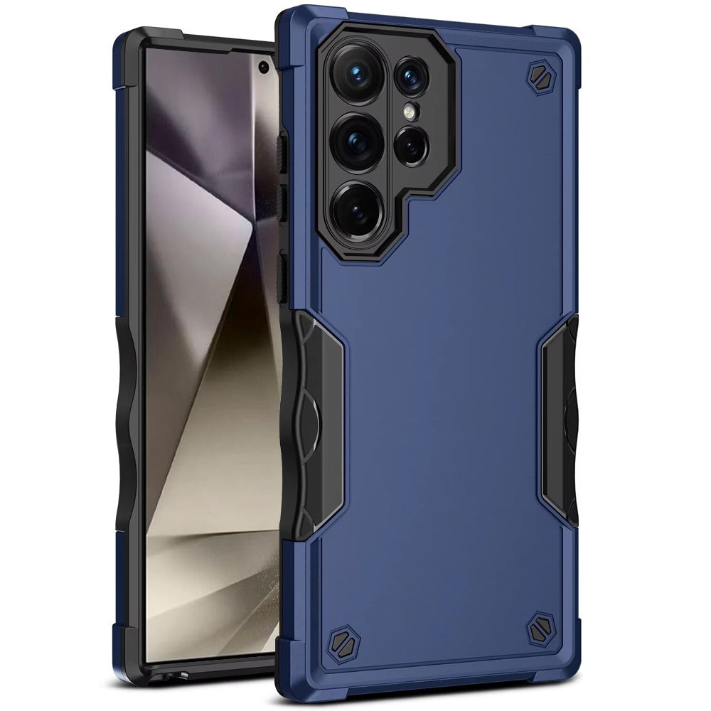 For Samsung Galaxy S26 Ultra Slim Tough Shockproof Hybrid Heavy Duty 2in1 Dual Layer TPU Bumper Rugged Rubber Defend Armor Case Cover