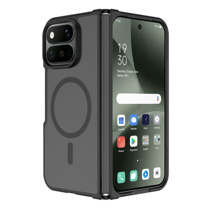 Phone Case for Google Pixel 11 Pro Fold Magnetic Matte Hybrid Shockproof Smooth Grip Durable Camera Protection Anti-Slip Soft Touch TPU Armor Cover
