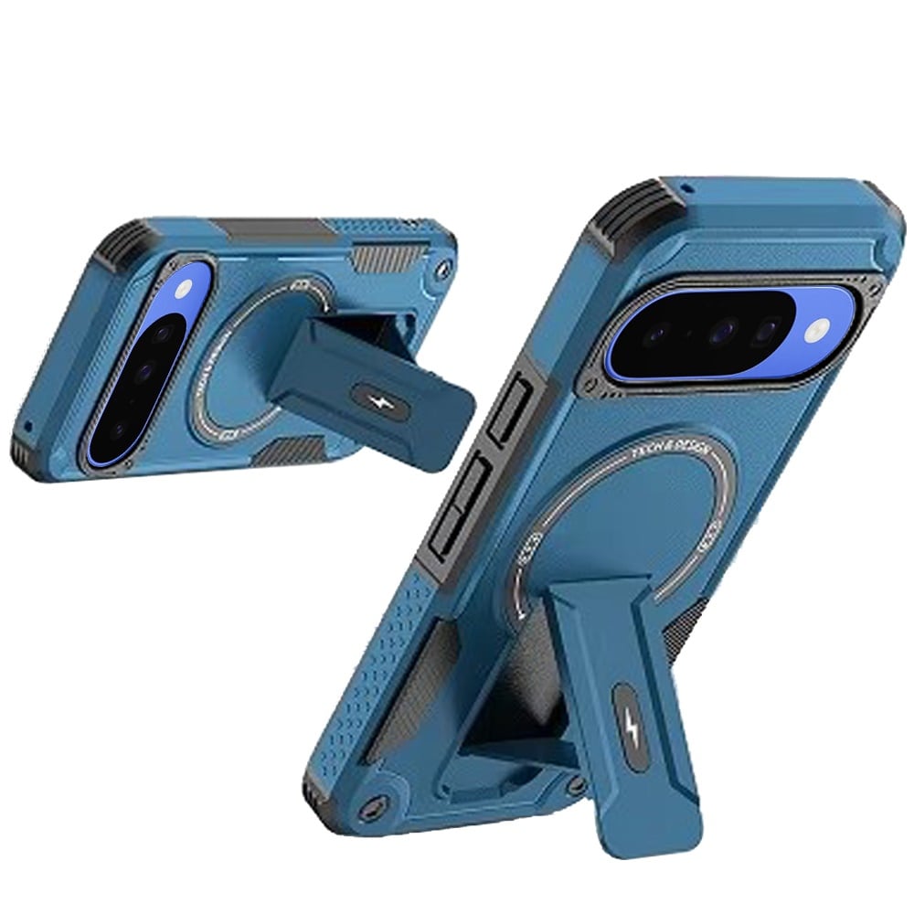 Phone Case for Google Pixel 11 /11 Pro Magnetic Kickstand Rugged Shockproof Armor Grip Anti Slip Heavy Duty Protective Matte Stand Hybrid Cover