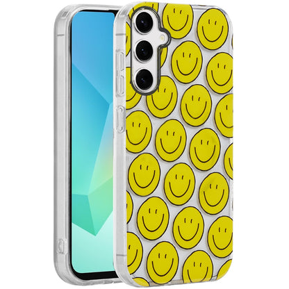 For Samsung Galaxy A16 Fashion Layer Design Slim IMD TPU Protective, Shockproof Hybrid Stylish Durable Hard PC Case Cover