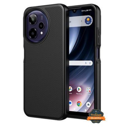 For Cricket Icon Pro 2026 Dual Layer Slim & Tough Hybrid Shockproof Heavy Duty Rubber TPU Matte with Textured Rugged Shell Protection Case Cover