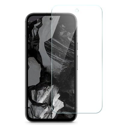 For Google Pixel 9A Screen Protector Tempered Glass Premium HD Clear, Case Friendly, 9H Hardness, 3D Touch Accuracy, Anti-Bubble Film Glass Protector Clear