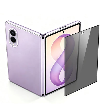 Screen Protector for Samsung Galaxy Z Fold 8 Tempered Glass Screen Protector Privacy Anti-Spy Anti Peeping 9H, Black Screen Guard Easy to Install Black